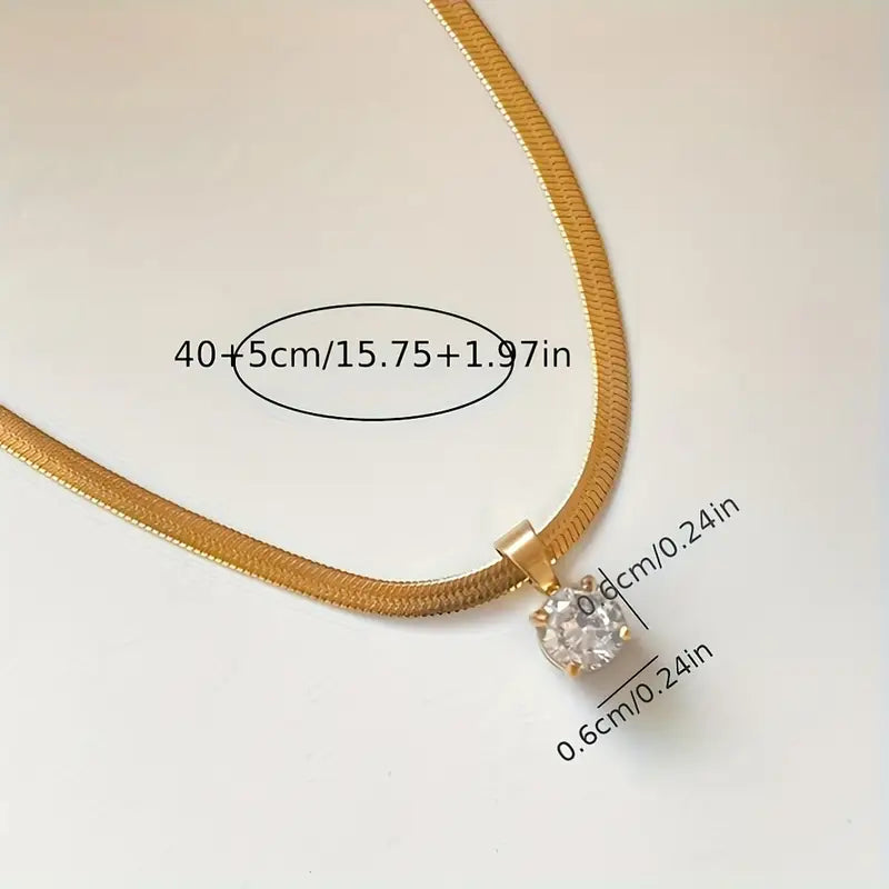 Elegante Halskette Valentina | Gold