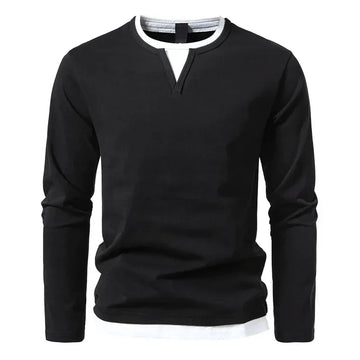 Alwin | Premium Langarmshirt aus gekämmter Baumwolle
