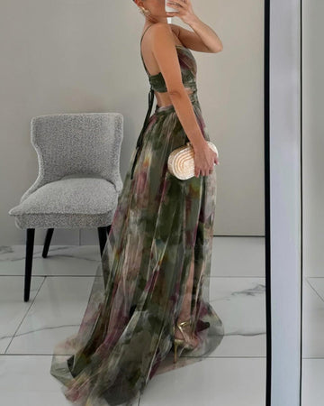 Flora | Maxikleid mit Blumenprint (LIMITIERTE AUFLAGE)