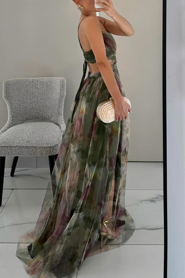 GISELLE | Chiffon Maxi Kleid