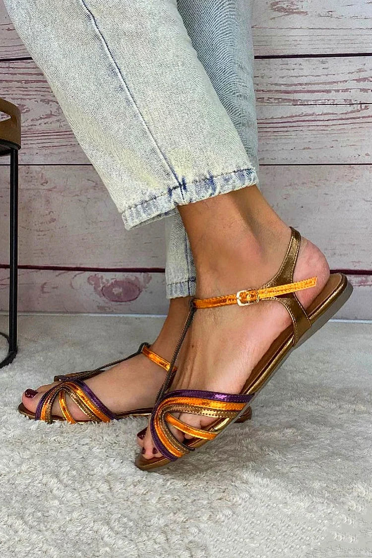 Viviana | Sandalen in mediterranen Farben
