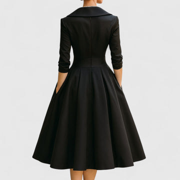 Rosalie | Elegantes Midikleid mit subtilem Glanz