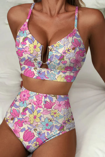 Fiona - Eleganter Figurformender Hochtaillen-Bikini