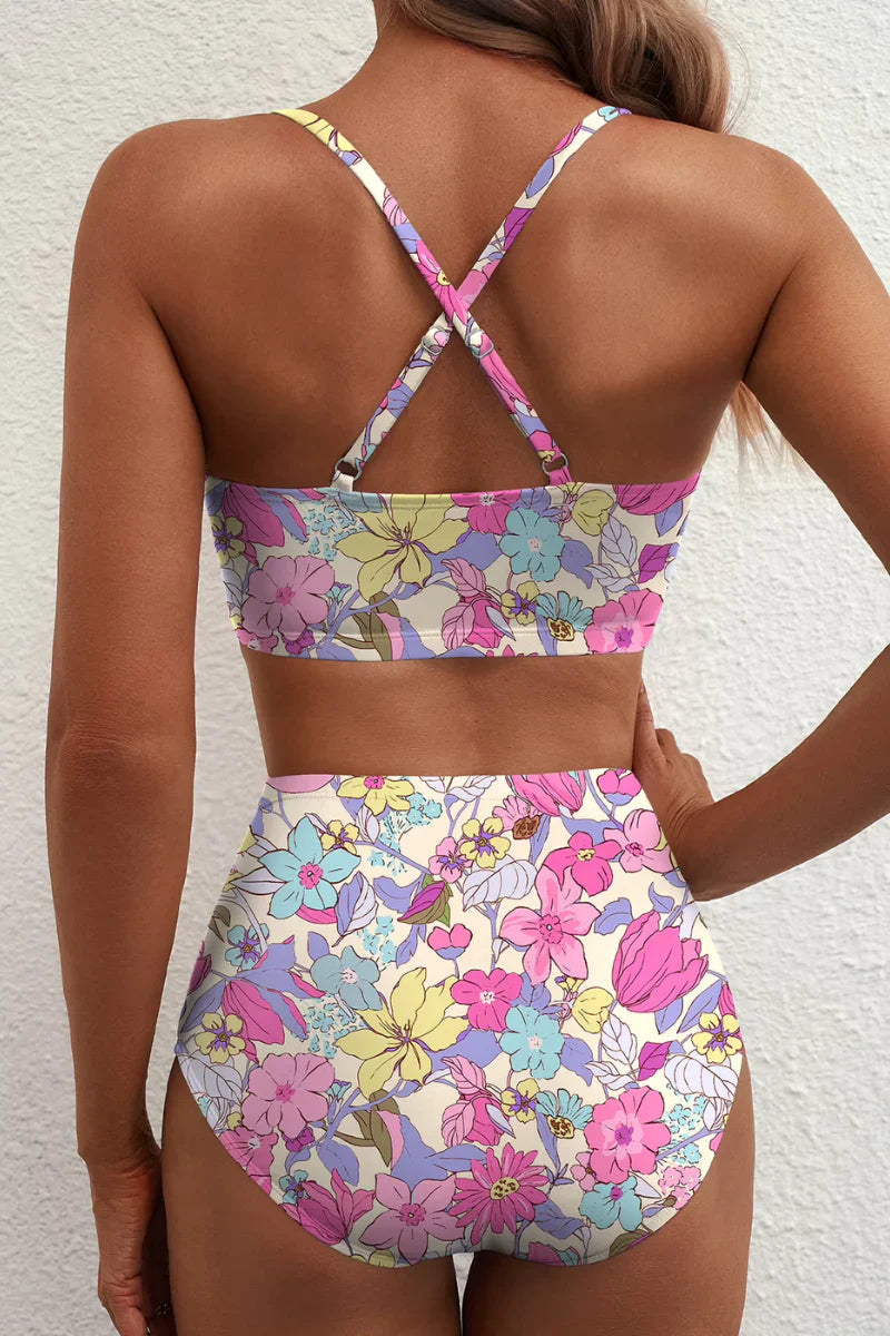 Fiona - Eleganter Figurformender Hochtaillen-Bikini