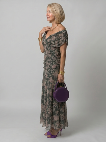 Calen | Off-Shoulder Midi Kleid