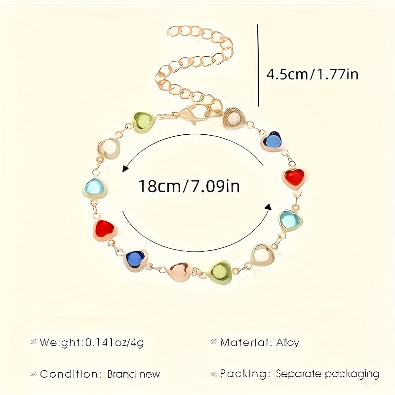 Einzigartiges herzförmiges Armband