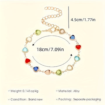 Einzigartiges herzförmiges Armband