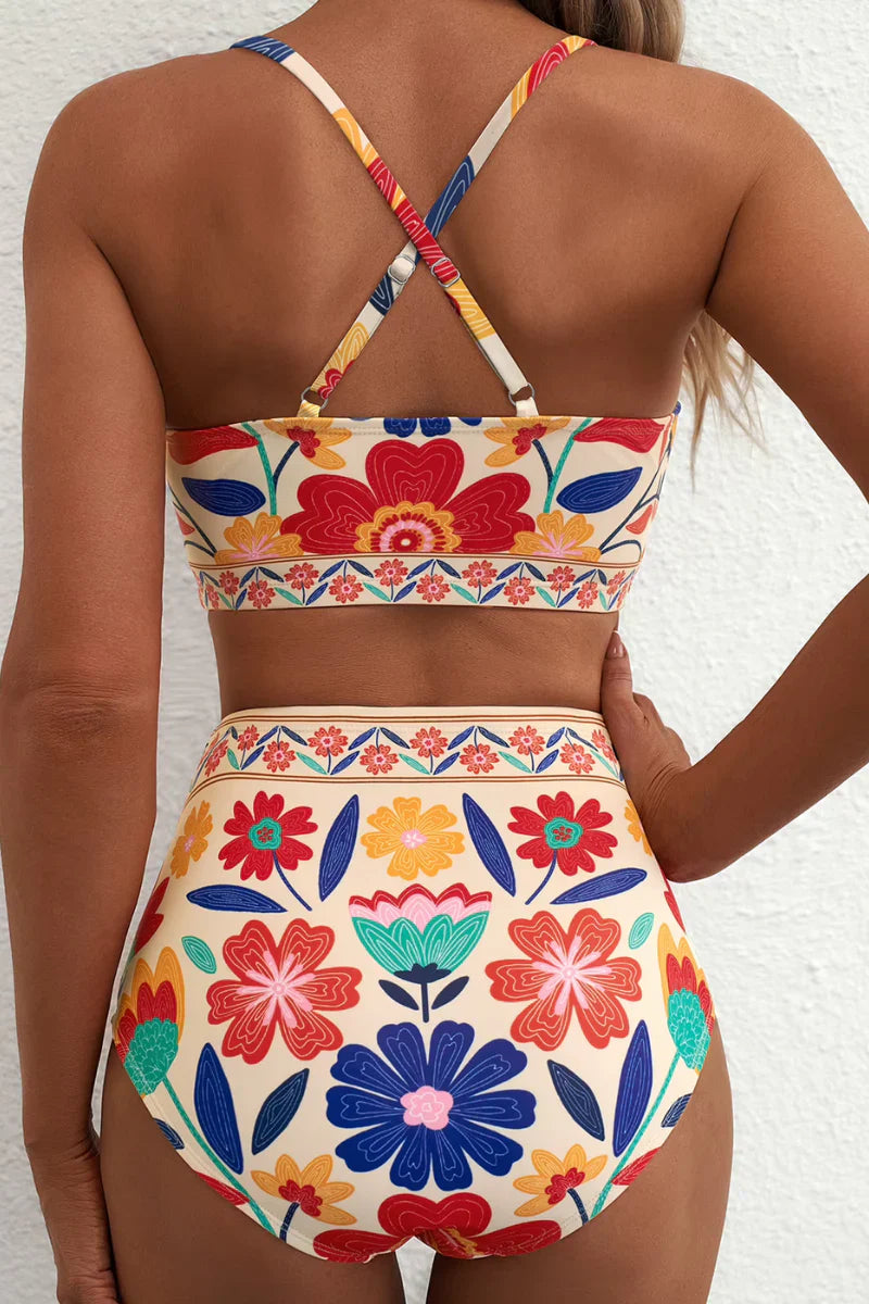 Fiona - Eleganter Figurformender Hochtaillen-Bikini