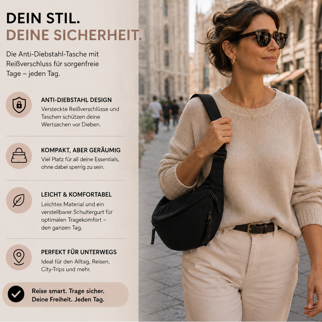 LUNA | Elegante Schultertasche