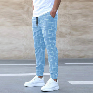 Herren Jogginghose kariert