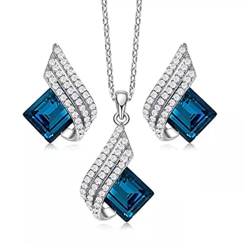 Schmuckset Aurora Blau