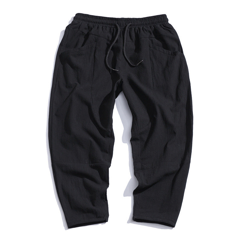 Herren Freizeithose im Harem-Stil – Locker