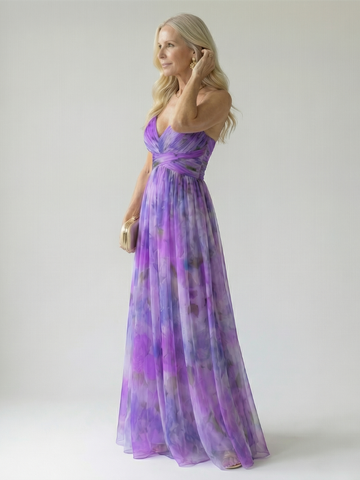Isel | Weiches Wickel-Maxi-Kleid