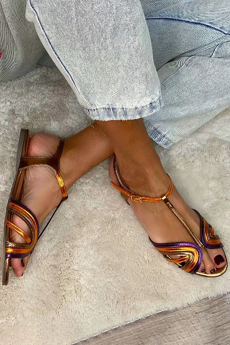 Viviana | Sandalen in mediterranen Farben
