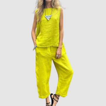 Suzette™ Leichtes Sommer-Zweiteiliges Set