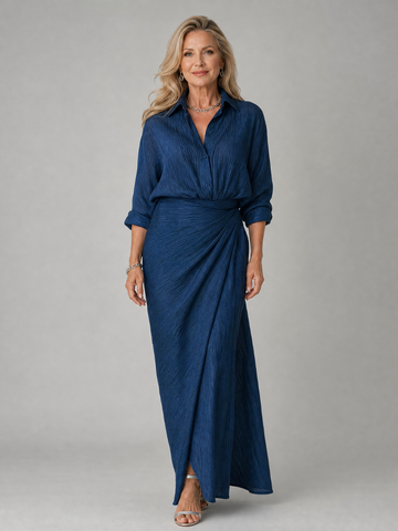 CALLA | Figurformendes Blumen-Maxikleid für elegante Selbstsicherheit