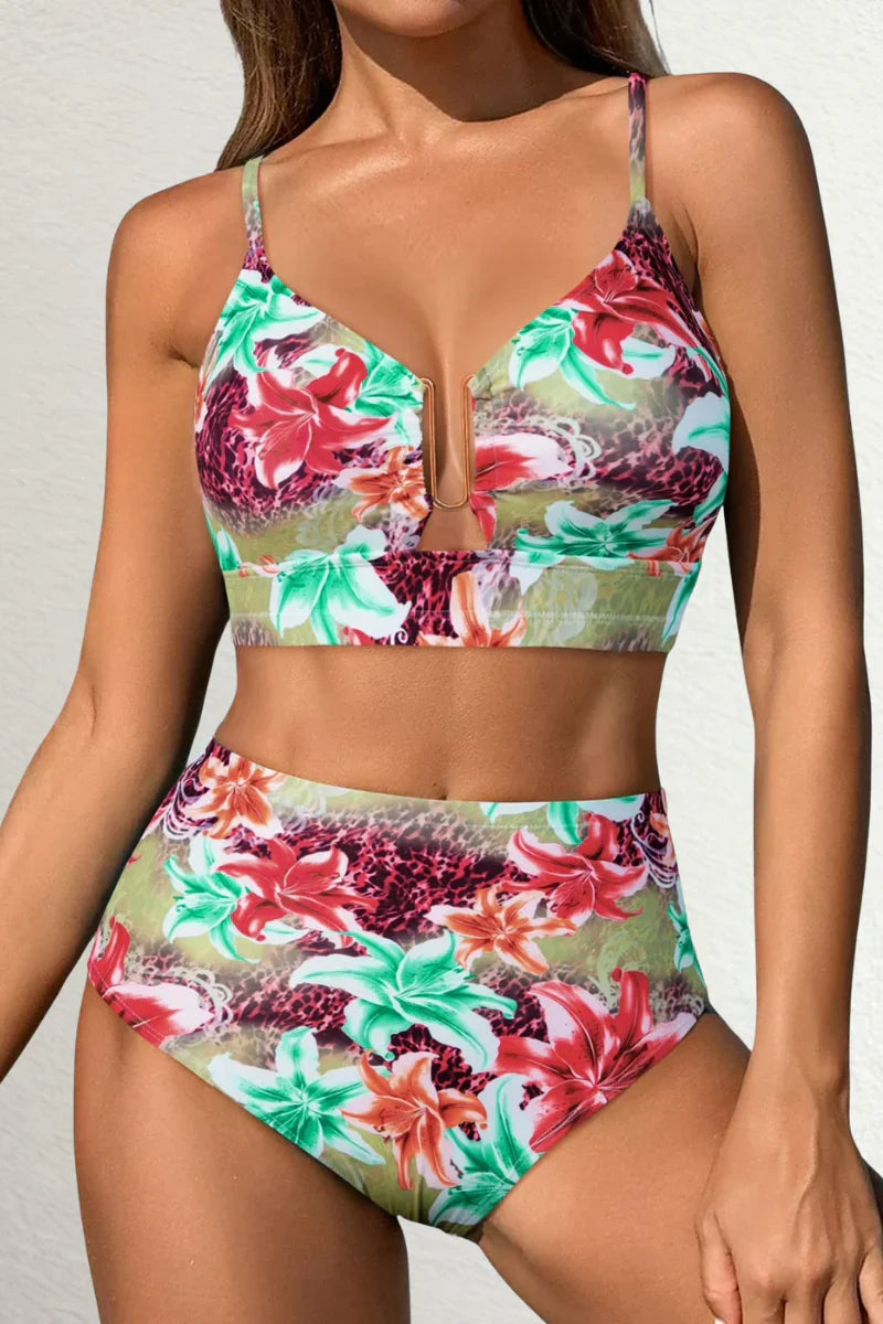 Fiona - Eleganter Figurformender Hochtaillen-Bikini
