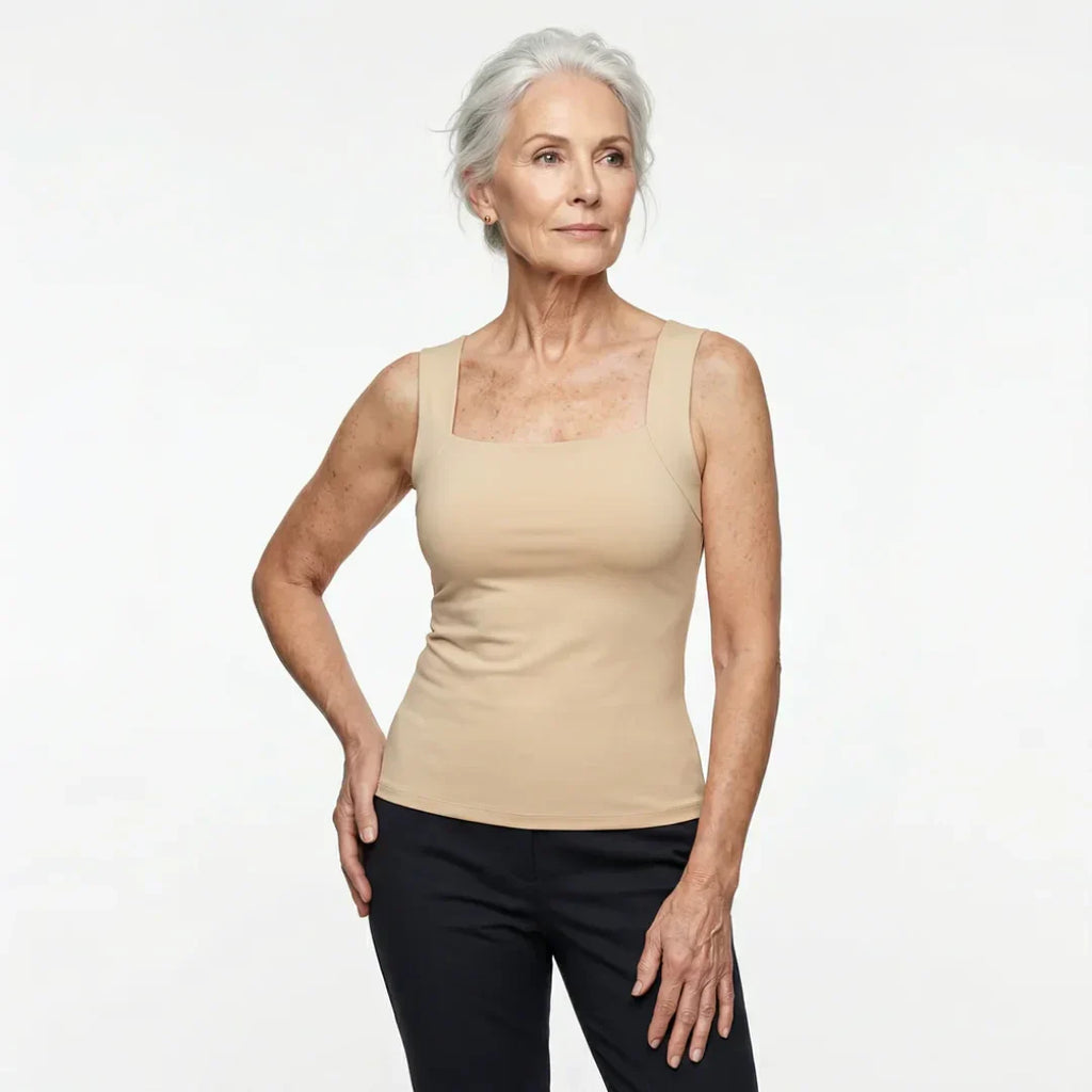 Roxanne | Tanktop mit integriertem Komfort-BH