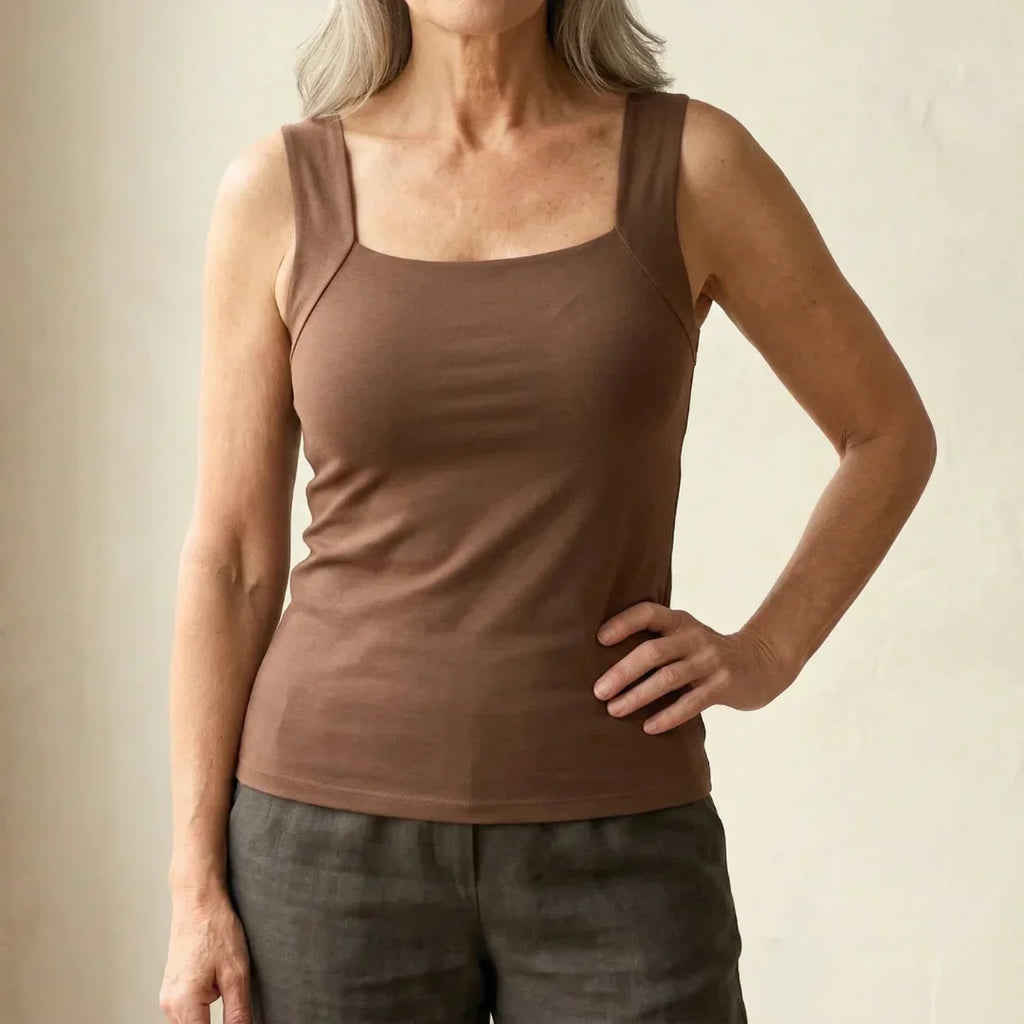 Roxanne | Tanktop mit integriertem Komfort-BH
