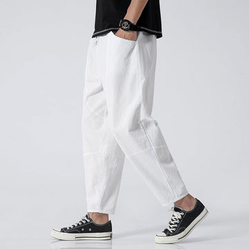 Herren Freizeithose im Harem-Stil – Locker