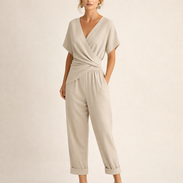 Kayla | Eleganter Wickel-Overall