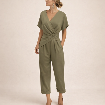 Kayla | Eleganter Wickel-Overall