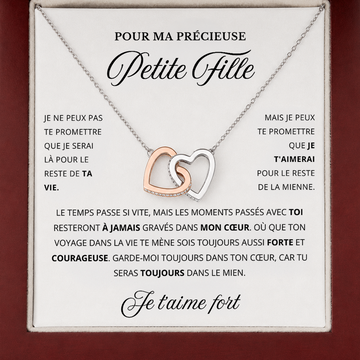 An meine Enkelin – Doppeltes Herz-Collier