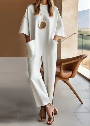 Emmy™ Eleganter Kurzarm-Jumpsuit