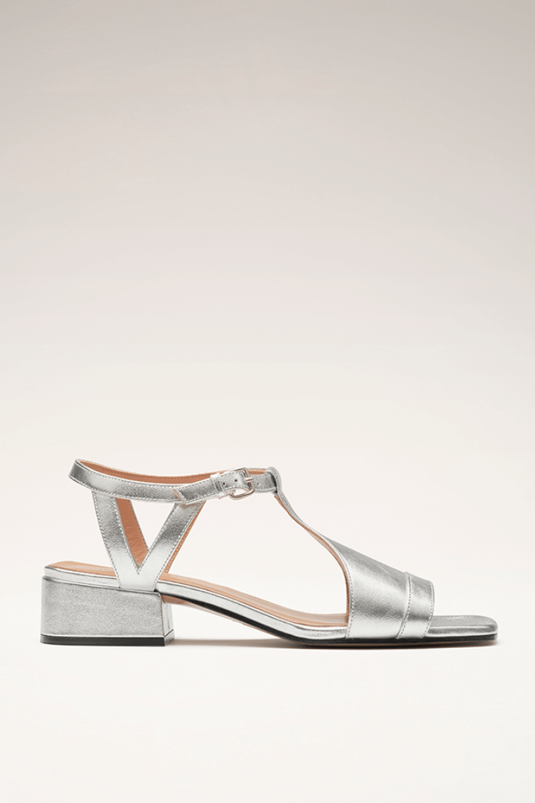 Serena | Sommerliche Silbersandalen