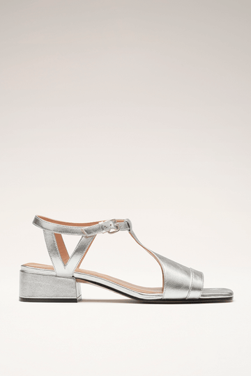 Serena | Sommerliche Silbersandalen