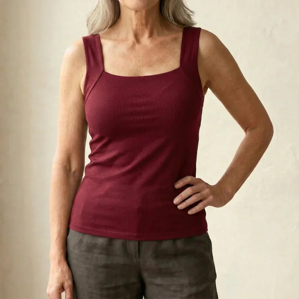 Roxanne | Tanktop mit integriertem Komfort-BH