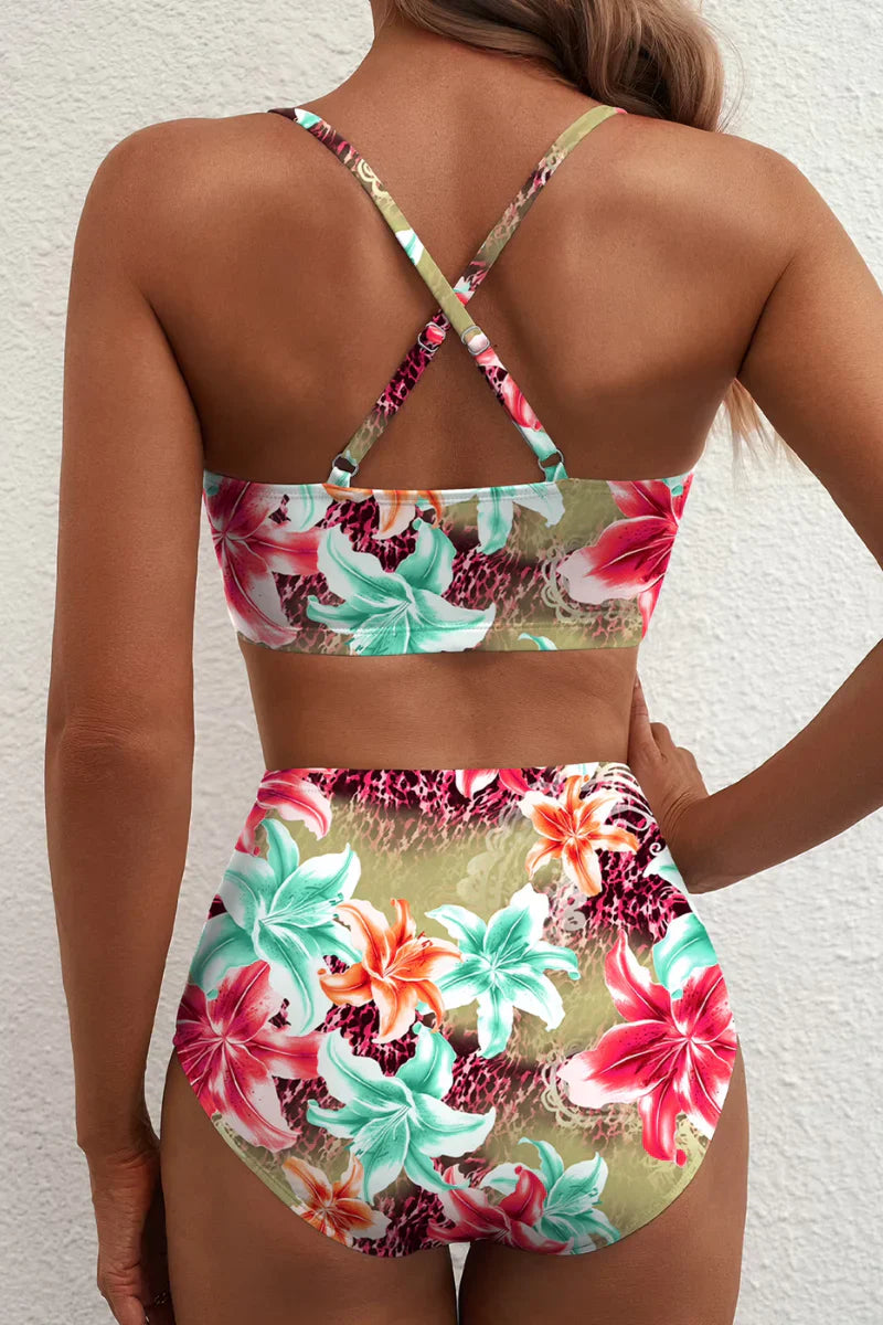 Fiona - Eleganter Figurformender Hochtaillen-Bikini