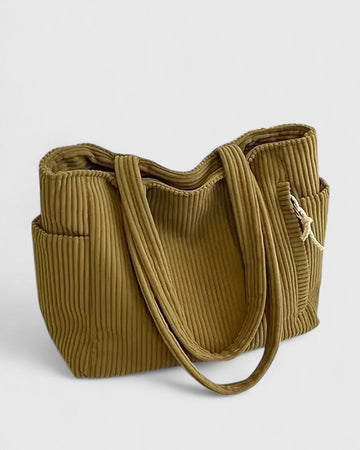 Liorane | Luxuriöse Ripp-Tasche mit Kordel-Details