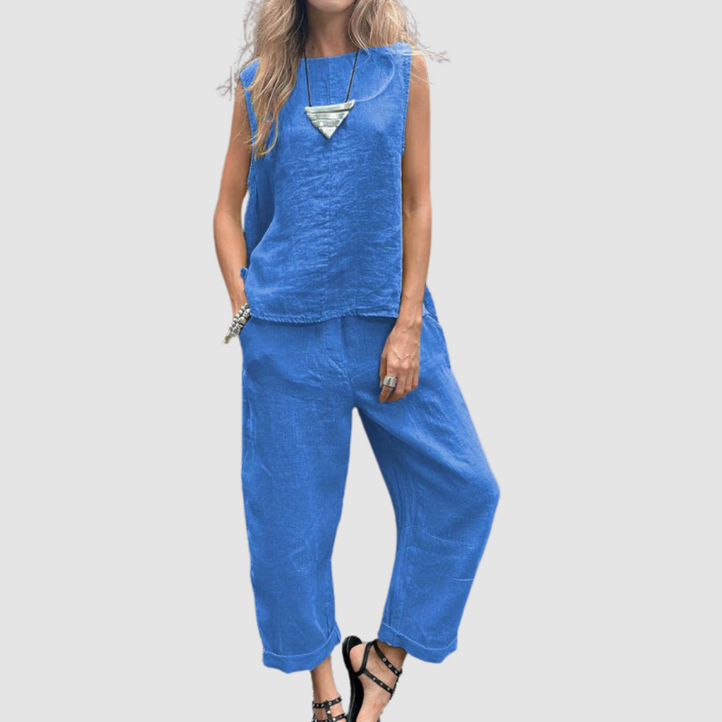 Suzette™ Leichtes Sommer-Zweiteiliges Set