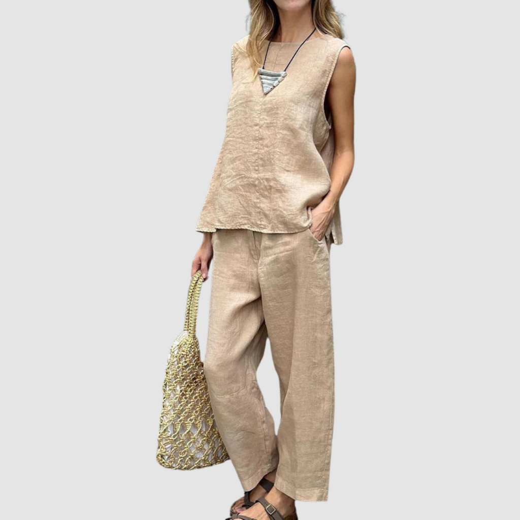 Suzette™ Leichtes Sommer-Zweiteiliges Set