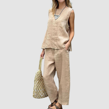 Suzette™ Leichtes Sommer-Zweiteiliges Set