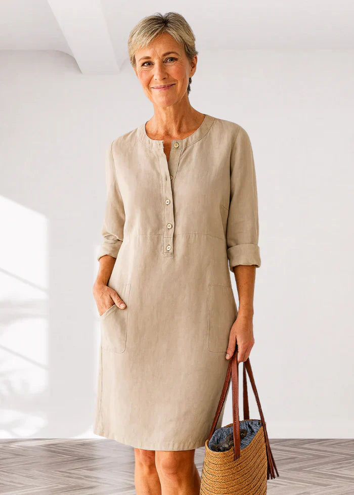 EVI | Lässiges Damenkleid mit lockerer Passform und zeitlosem Look für jeden Tag