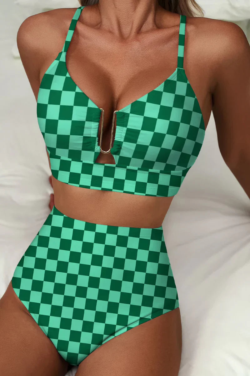 Fiona - Eleganter Figurformender Hochtaillen-Bikini