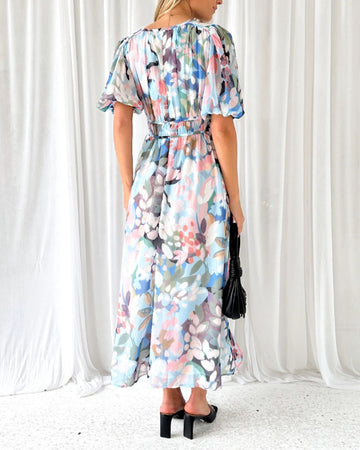 Celine | Damenkleid mit Blumenmuster