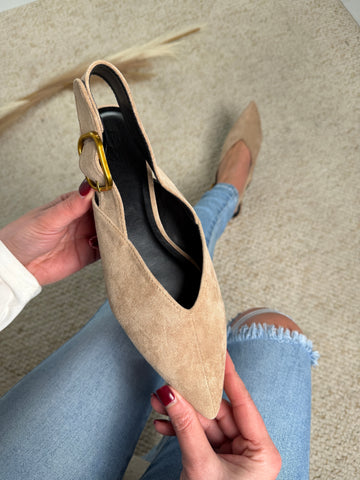 Demi Taupe Slipper