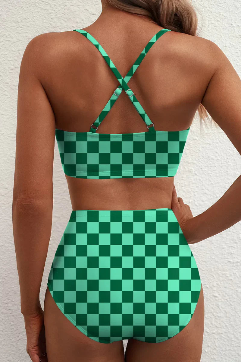 Fiona - Eleganter Figurformender Hochtaillen-Bikini