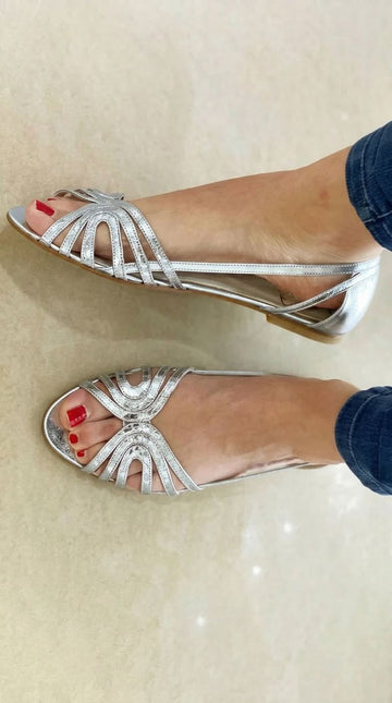 Eleonora | Goldene Sommer-Sandalen