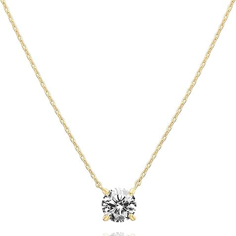 Halskette Aurora Kristall | Gold