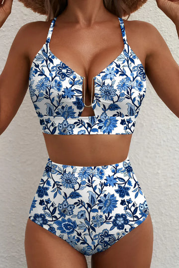 Fiona - Eleganter Figurformender Hochtaillen-Bikini