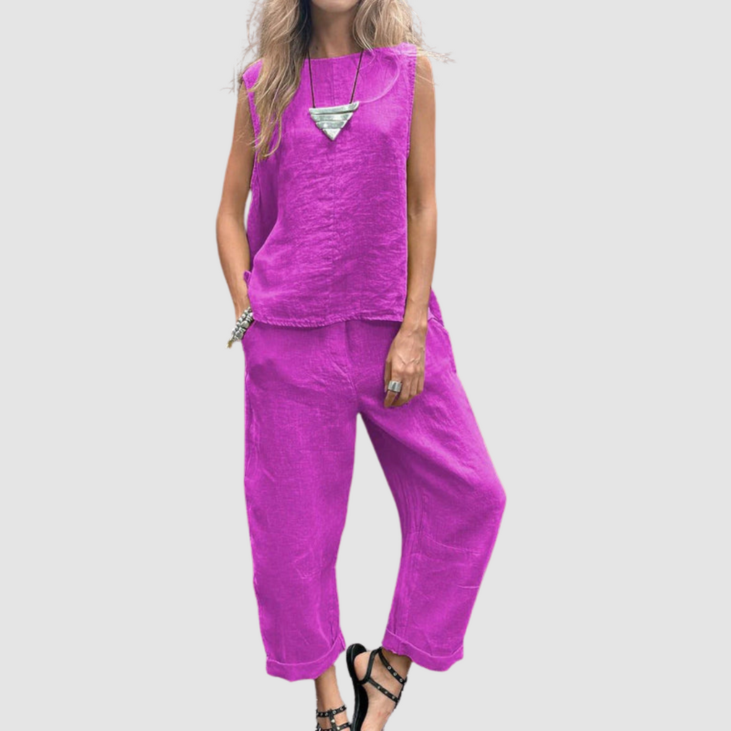 Suzette™ Leichtes Sommer-Zweiteiliges Set