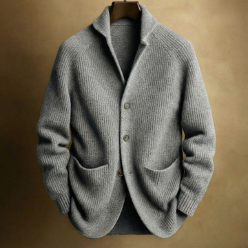 SILVORO | STRICKJACKE AUS RIPPWOLLE FÜR HERREN