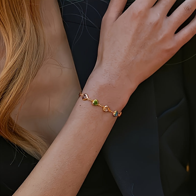 Einzigartiges herzförmiges Armband
