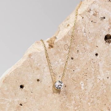 Halskette Aurora Kristall | Gold