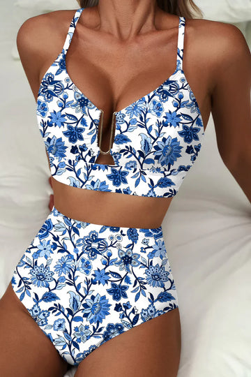 Fiona - Eleganter Figurformender Hochtaillen-Bikini