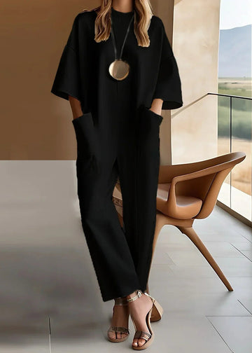 Emmy™ Eleganter Kurzarm-Jumpsuit